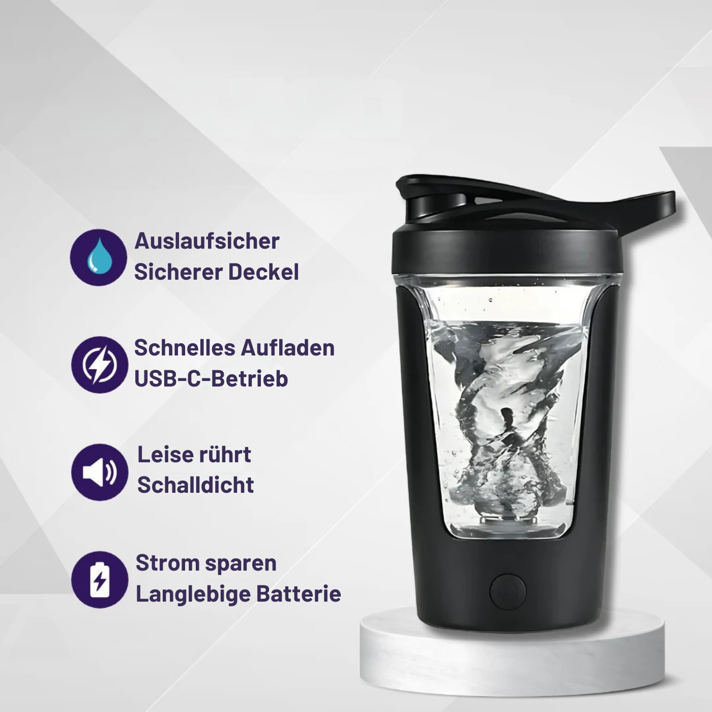 Elektrischer Shaker Flasche
