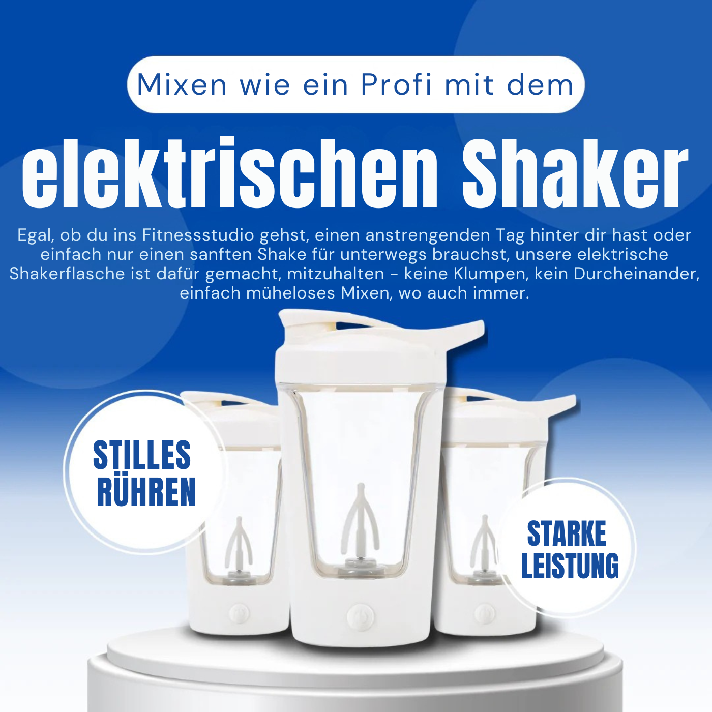 Elektrischer Shaker Flasche