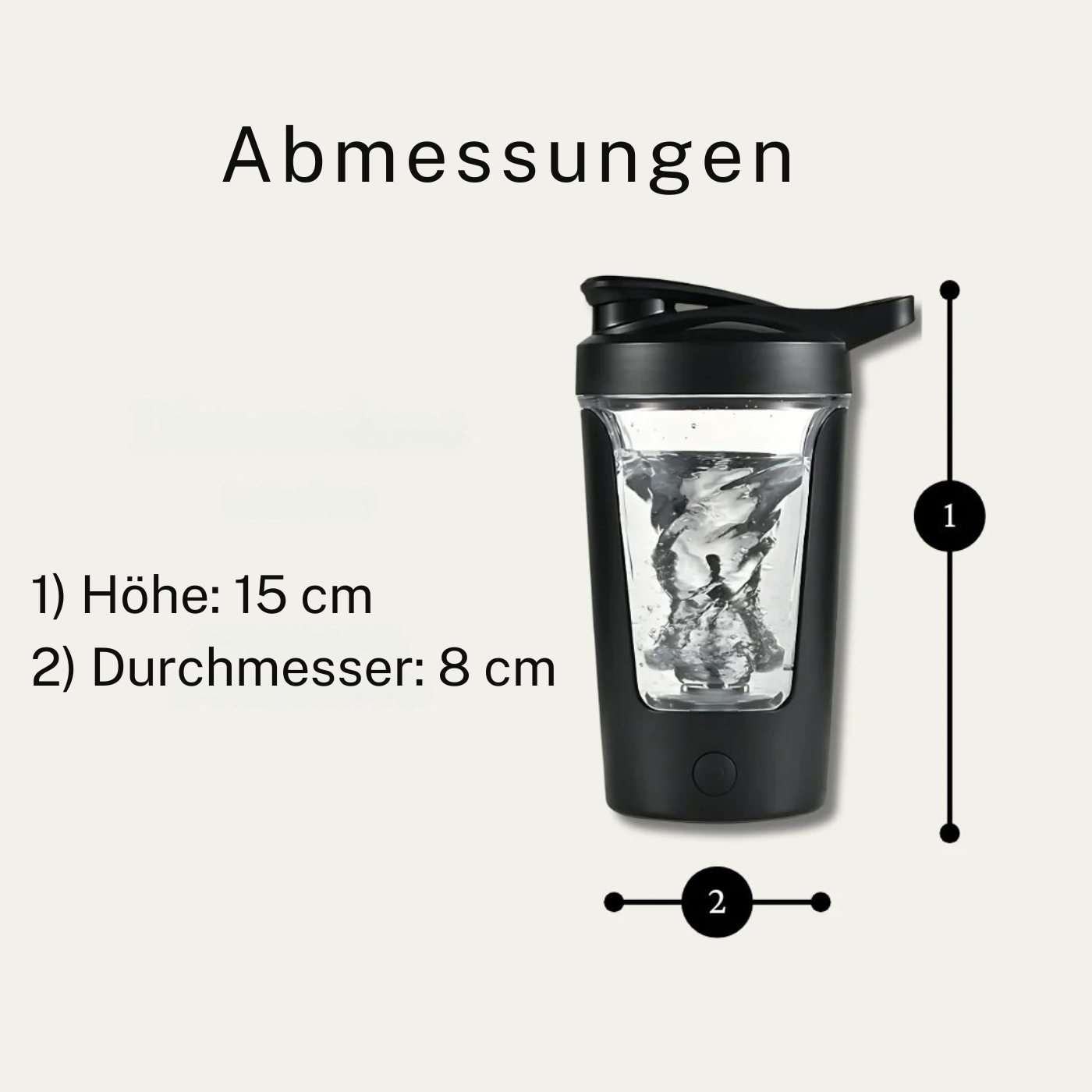 Elektrischer Shaker Flasche